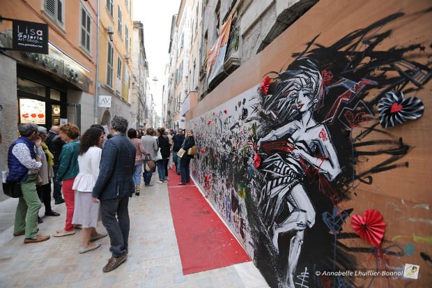 La rue des arts à Toulon