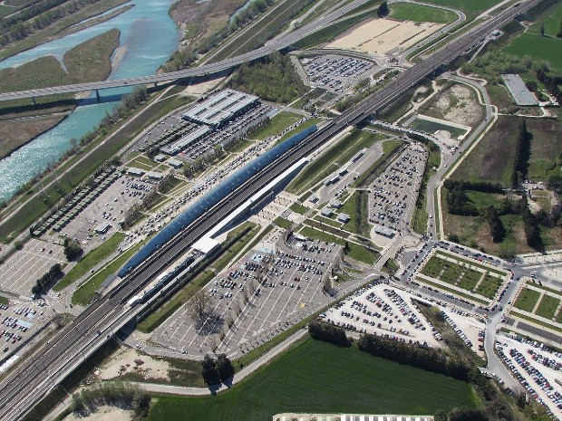 Quartier de la gare TGV d’Avignon - Crédit : MattMoissa sur Wikipédia