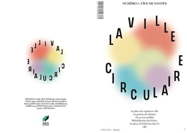 Couverture du magazine La ville circulaire, City Design Lab © École de Design Nantes Atlantique