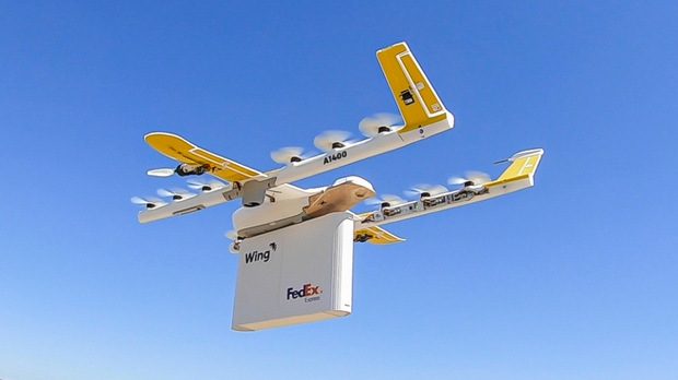 © Wing, le drone de Google en partenariat avec FedEx